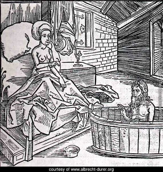 Women Cold Bath And L'Ermite