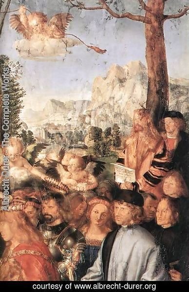 Albrecht Durer - Feast of the Rose Garlands (detail 2)