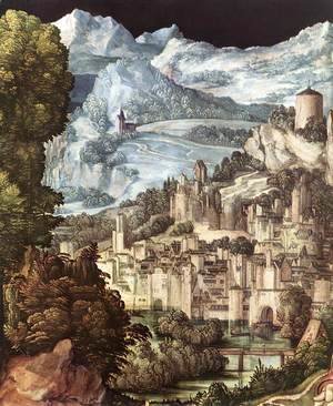 Albrecht Durer - Lamentation for Christ (detail 1)