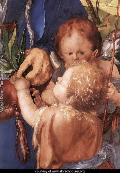 Madonna with the Siskin (detail 1)