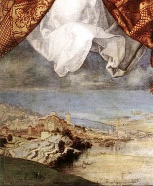 Albrecht Durer - The Adoration of the Trinity (detail 5)