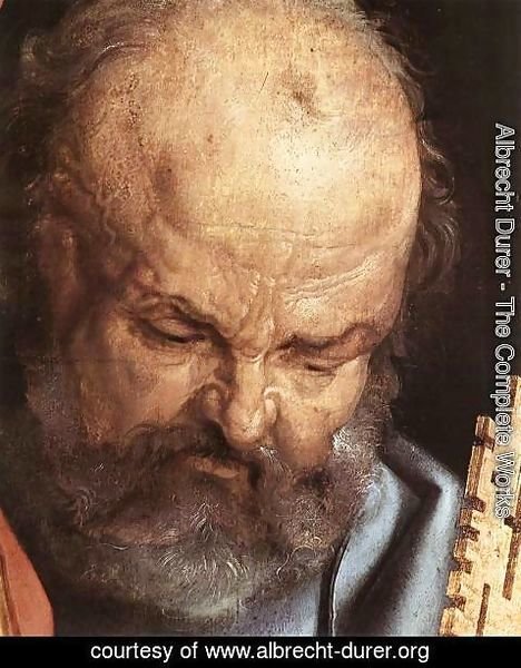 Albrecht Durer - The Four Holy Men (detail 1)