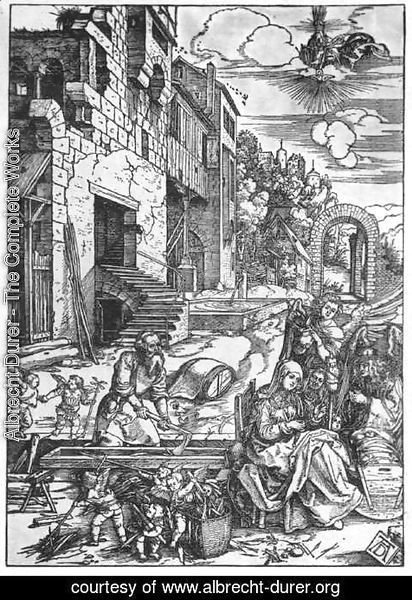 Albrecht Durer - Life of the Virgin 14. The Rest during the Flight to Egypt