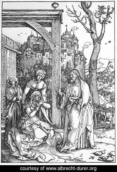 Albrecht Durer - Life of the Virgin 16. Christ Taking Leave of his Mother