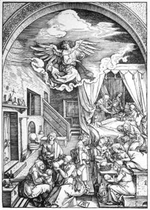 Albrecht Durer - Life of the Virgin 4. The Birth of the Virgin