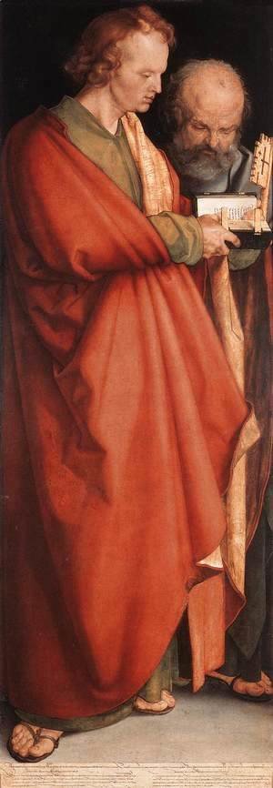 Albrecht Durer - The Four Holy Men (John the Evangelist and Peter)