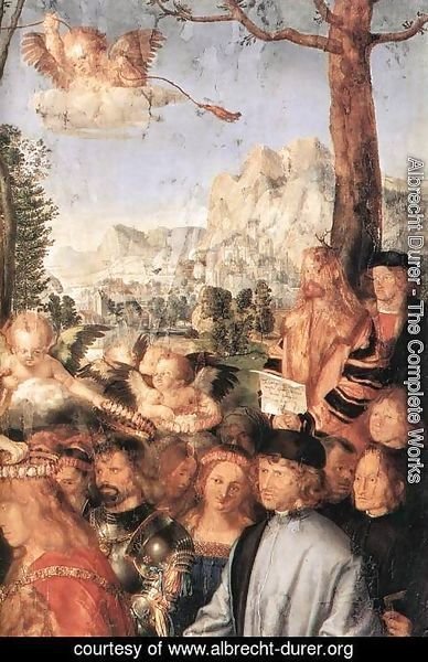 Albrecht Durer - Feast of the Rose Garlands (detail)