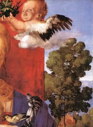 Albrecht Durer - Madonna with the Siskin (detail) 3