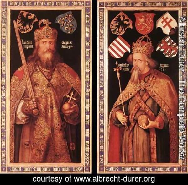 Albrecht Durer - Emperor Charlemagne and Emperor Sigismund 2