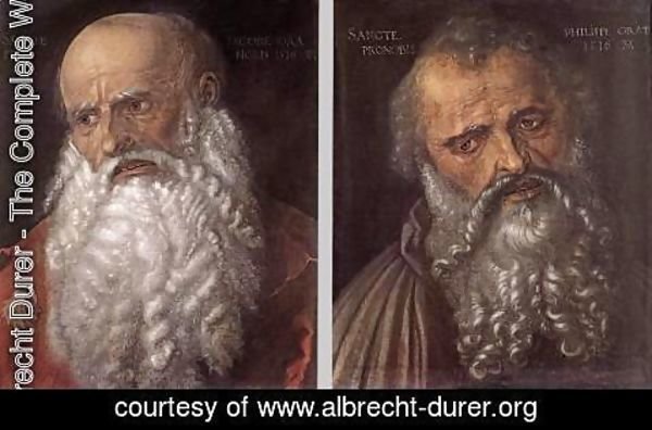 Albrecht Durer - The Apostles Philip and James 2