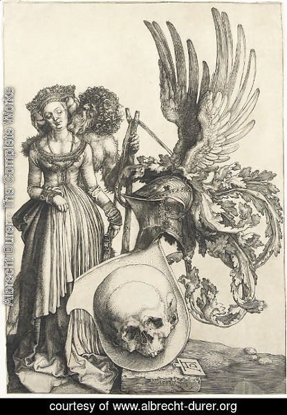 Albrecht Durer - A Coat of Arms with a Skull
