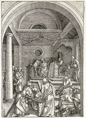 Christ among the Doctors, from The Life of the Virgin