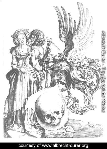 Albrecht Durer - Coat of Arms with a Skull 2