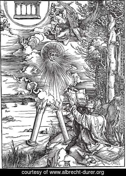 Albrecht Durer - Saint John devouring the Book, from The Apocalypse