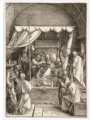 Albrecht Durer - The Death of the Virgin, from The Life of the Virgin