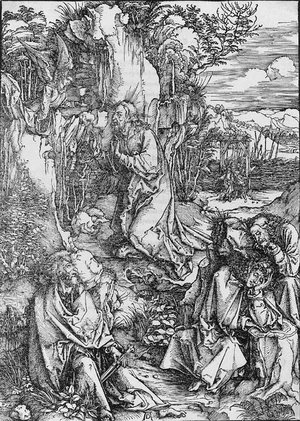 Albrecht Durer - The Agony in the Garden, from The Large Passion