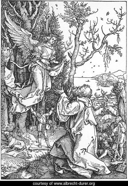 Joachim and the Angel, from The Life of the Virgin