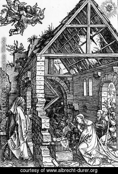 Albrecht Durer - The Nativity, from The Life of the Virgin