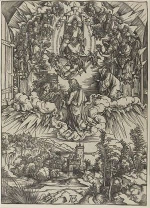 Albrecht Durer - St. John Before God And The Elders