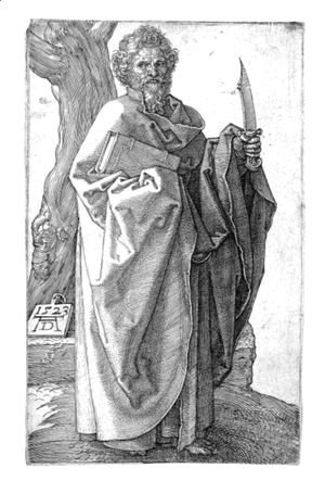 Albrecht Durer - San Bartolomeo. Norimberga Secolo XVI
