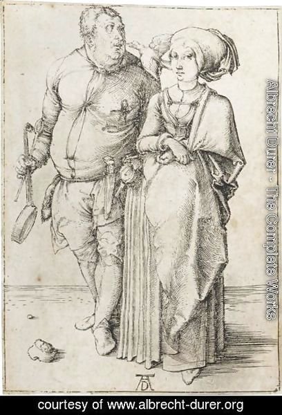 Albrecht Durer - Il Cuoco E Sua Moglie. Circa 1496