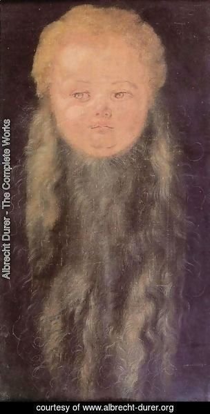 Albrecht Durer - Head of a bearded child