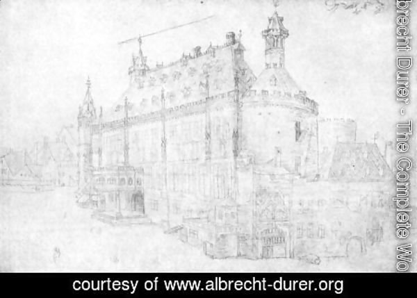 Albrecht Durer - The town hall in Aachen