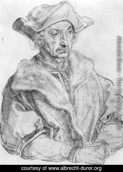Albrecht Durer - Portrait of a man (Sebastian Brant)