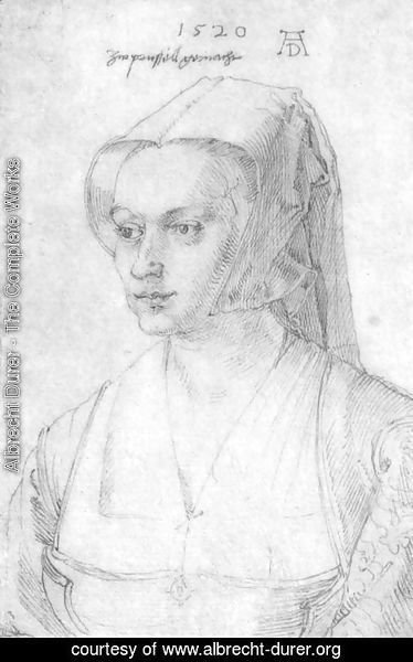 Albrecht Durer - Portrait of a woman from Brussels