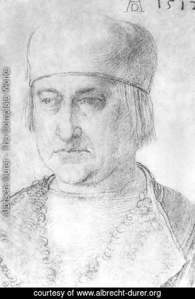 Albrecht Durer - Portrait of a Man with cap
