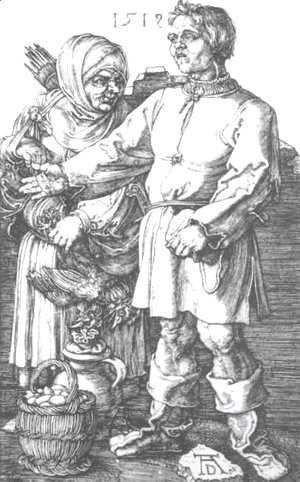 Albrecht Durer - Peasants at the market 2