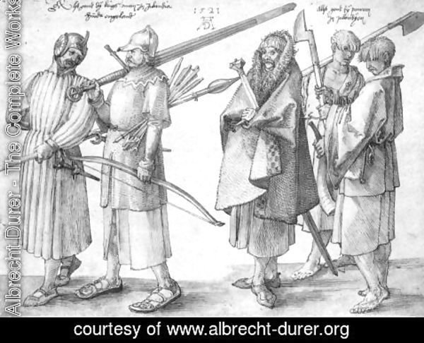 Albrecht Durer - Irish soldiers and peasants