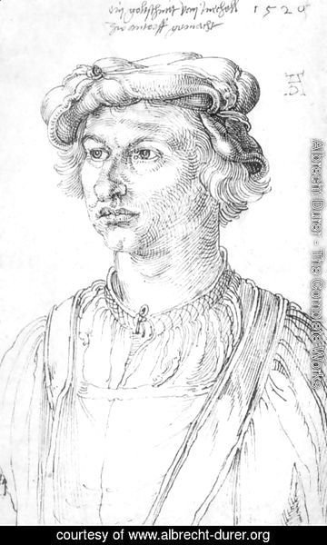 Albrecht Durer - Portrait of a goldsmith from Mechelen