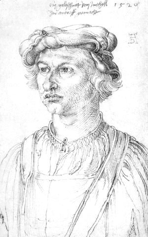 Albrecht Durer - Portrait of a goldsmith from Mechelen