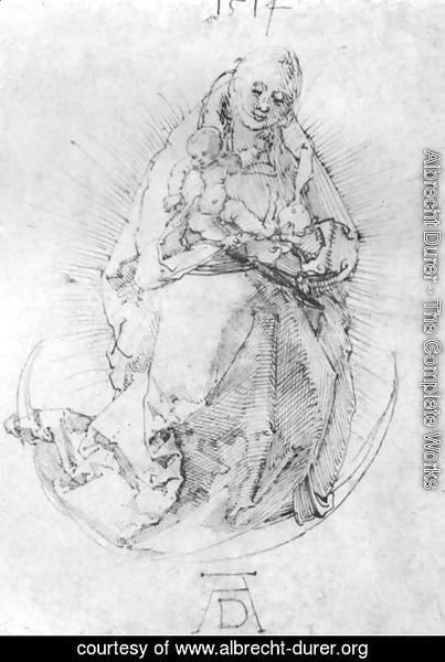 Albrecht Durer - Crescent Madonna