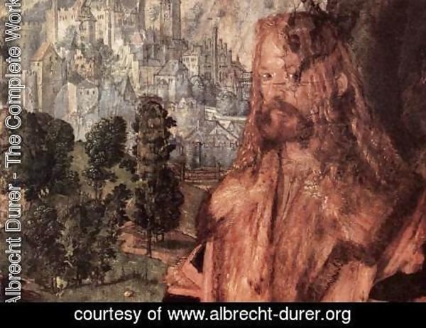 Albrecht Durer - The Lady of the festival du Rosaire(fragment) 2
