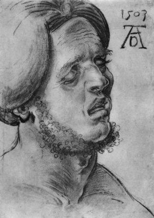 Albrecht Durer - Head of a suffering man