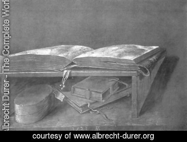 Albrecht Durer - Lectern with books