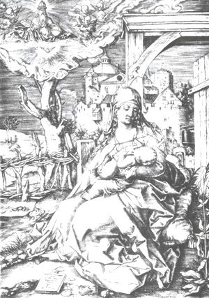 Albrecht Durer - Mary at the gate