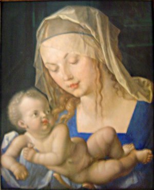 Albrecht Durer - Mary and child
