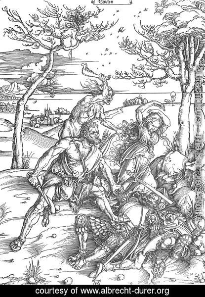 Albrecht Durer - Hercules Killing the Molionides