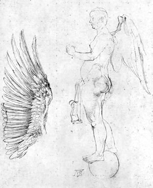 Albrecht Durer - Study to a large fortune