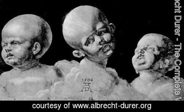 Albrecht Durer - Three children's heads
