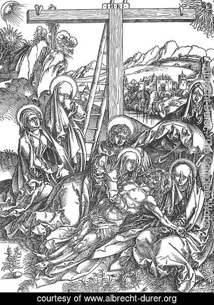 Albrecht Durer - Lamentation for the Dead Christ