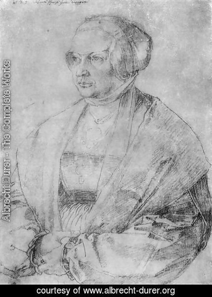 Albrecht Durer - Portrait of Margaret of Brandenburg Ansbach