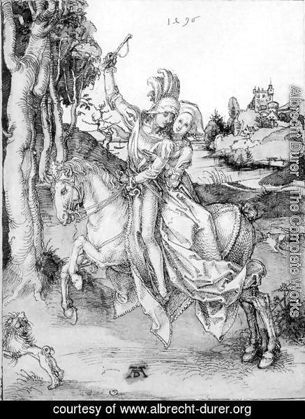 Albrecht Durer - Couple on Horseback