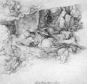 Albrecht Durer - Christ on the Mount of Olives 7