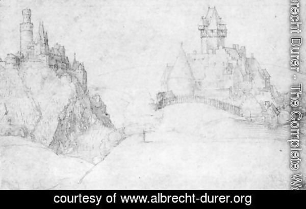 Albrecht Durer - Two Castles