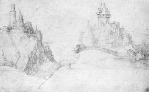 Albrecht Durer - Two Castles