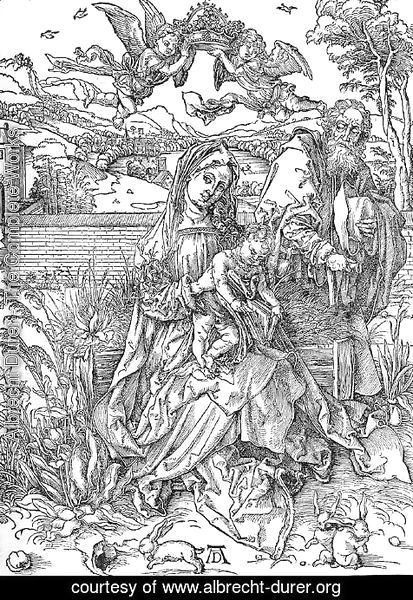 Albrecht Durer - Holy Family with three Hares 2